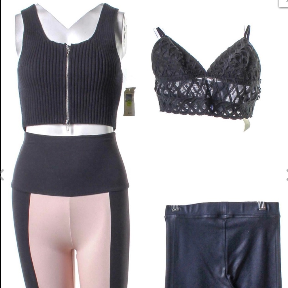 Alexander Wang Knitted Crop Top
